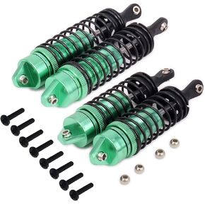 Green Rc Shocks for Traxxas Slash 4X4 4WD 2WD Shocks Parts Front Rear 1/10 Shocks Damper ForTraxxas Rustler Stampede Bandit Rally Vxl Upgrade Parts