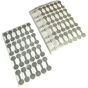 Jewelry Repair, Price and Indentification Tags/Tyvek Self Adhesive Short Dumbbell/Barbell Jewelry Price Tags 1000 Pieces (1000, White)