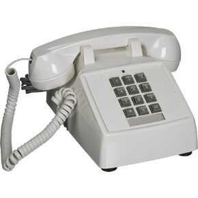 Cortelco ITT-2500-V-WH 1-Handset Landline Telephone