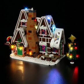 VONADO LED Light Kit Compatible with Lego Gingerbread House 10267, DIY Lighting Compatible with Lego Creator 10267 Building Kit (NO Lego Model,ONLY Lights)