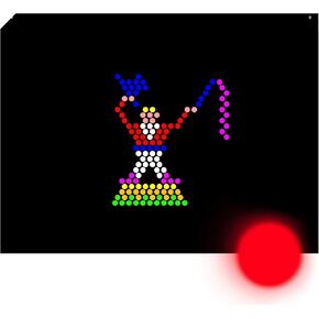 قوالب إعادة تعبئة السيرك لـ Lite Brite الأصلية قبل عام 1994 (10 ورقات، 9 × 12)