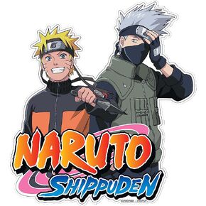 ملصق ملون بالكامل من Ata-Boy Naruto وKakashi مقاس 4 بوصات