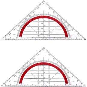 2pcs Triangle Ruler Square Set 90mm 45 Degrees Plastic Stationery,for Architectors Students Office Designers Painting Drafting Math Geometry Drawing Quilting Sewing Woodworking