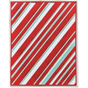 Sizzix Thinlits Die Set 3PK Layered Stripes by Tim Holtz | 666336 | Metal, Wafer-Thin Cutting Dies for Scrapbooking, Embossing, Journalling, Silver