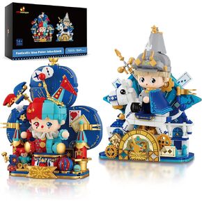 JMBricklayer Poker Kingdom Building Sets for Adults Boys Girls, Cute Poker Figures for Room Decor Display, Casino Theme Party Decorations, Building Toys Christmas Birthday Gifts for 8+ (1049 PCS)