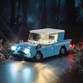 إضاءة LED متوافقة مع Lego Flying Ford Anglia 76424، مجموعة إضاءة متوافقة مع Lego 76424، تعطي الضوء للنموذج، غير متضمنة مجموعة النموذج (الإصدار القياسي)