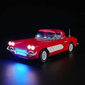 مجموعة إضاءة LED لسيارة لعبة Lego Corvette 10321، إضاءة LED متوافقة مع نماذج مكعبات البناء Lego 10321 (لا تشمل مجموعة Lego)