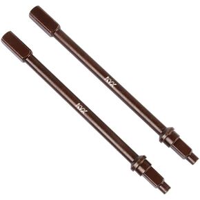 KYX Racing Hard Steel Straight Axle Shafts for 1/18 RC Crawler Car Axial UTB18 Capra Unlimited Trail Buggy