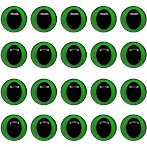 20 Pcs Plastic Safety Eyes Craft Cat Eyes Colorful Round Eyes Doll Teddy Bear Making Eyes Sew on Eyes Stuffed Plush Animals Eye DIY Crochet Eye Blue