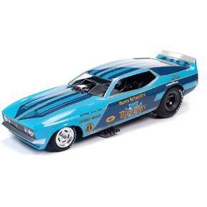 Auto World Blue Max 1973 Ford Mustang Funny Car (Legends of The Quarter Mile) 1:18 Scale Diecast Model