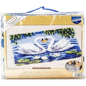 Vervaco Swan Lake Latch Hook Kit - Latch Hook Kit