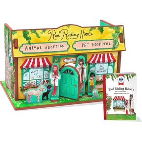 Red Ridinghood's Animal Hospital 3D Puzzle - Book and Toy Set - 3 in 1 - Book, Build, and Play