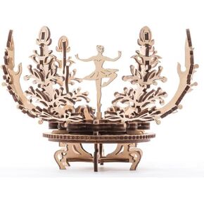 UGEARS Mechanical Flower 3D Wooden Puzzle - Unique Model Kits for Teens and Adults