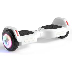 6.5" Bluetooth Scooter, LED Lights & APP & Music Speaker, Long Battery Life, Gifts for Kids & Adults & Girls & Boys, for All Ages