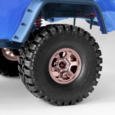 OGRC 1.9 RC Crawler Tires and Wheels 12mm Aluminum Alloy Beadlock Rims for Axial SCX10 90046 AXI03007 TRX4 Redcat Gen8 Gen7 1/10 RC Crawler Car (Silver) in Saudi Arabia