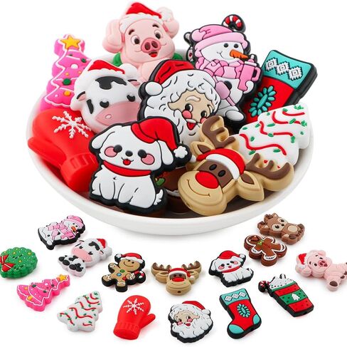 15Pcs Silicone Focal Beads, Character Silicone Beads for Pens, Silicone Beads for Keychain Making Bracelet Necklace Crafts(Halloween) in Saudi Arabia