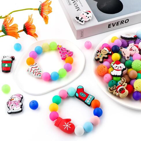 15Pcs Silicone Focal Beads, Character Silicone Beads for Pens, Silicone Beads for Keychain Making Bracelet Necklace Crafts(Halloween) in Saudi Arabia