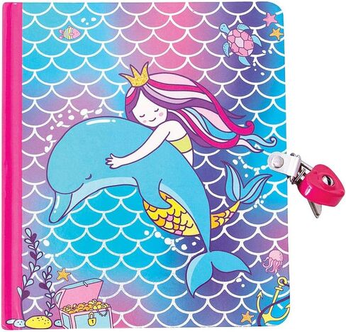 Playhouse All About Me Shiny Foil Cover Lock & Key Lined Page Diary for Girls in Saudi Arabia