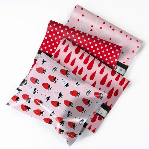أكياس شحن RUSPEPA Poly Mailers مغلفات بريدية ذاتية اللصق سميكة جدًا، 10x13 بوصة، 40 حزمة - وردي in Saudi Arabia