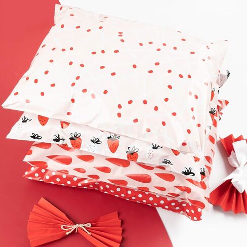 أكياس شحن RUSPEPA Poly Mailers مغلفات بريدية ذاتية اللصق سميكة جدًا، 10x13 بوصة، 40 حزمة - وردي in Saudi Arabia