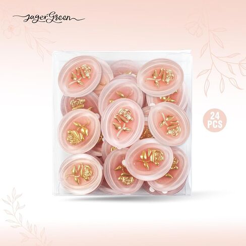Wax Seal Stickers for Wedding Invitation, 24 Pcs Gold & Coral Pink Self Adhesive Sealing Wax Sticker, Envelope Seal Stickers with Rose Pattern for Gifts Wrapping, Christmas, Party, Decor in Saudi Arabia