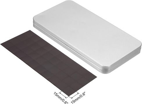 PATIKIL Empty Watercolor Palette, Metal Watercolor Tin with 40pcs Half Pans and Magnetic Sticker Paint Case with Lid Paint Box for Travel Gouache, White in Saudi Arabia
