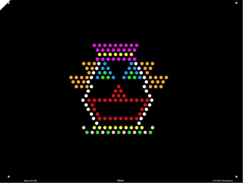 Circus Refill templates for pre-1994 Original Lite Brite (10 Sheets, 9x12) in Saudi Arabia