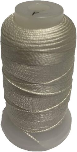 بكرة حرير بيضاء SSCC/سلك حريري/سلك خرز/مقاس 00 / 695 ياردة / /100% خيط حرير/صناعة المجوهرات/صناعة الشرابة/صناعة التطريز in Kuwait