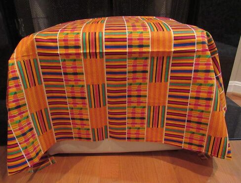 African Kente Print #3- Serengeti Fabric (1 Yard) kente African print fabric cotton 44 " wide head wrap head tie scarf choir African dance black history month African American men women kids in Saudi Arabia