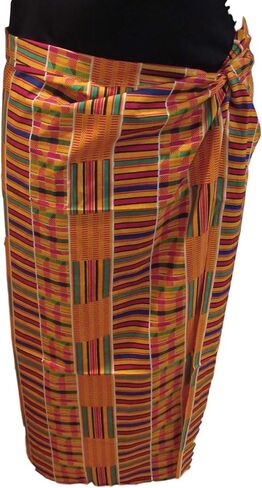 African Kente Print #3- Serengeti Fabric (1 Yard) kente African print fabric cotton 44 " wide head wrap head tie scarf choir African dance black history month African American men women kids in Saudi Arabia