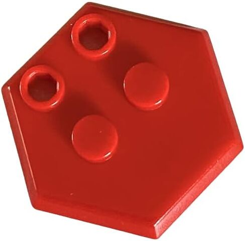حامل BrickArms Hex Minifigure مكون من 4 قطع باللون الأحمر، 10 عبوات للعرض، والمشاهد العسكرية، ومشاهد المعركة in Saudi Arabia