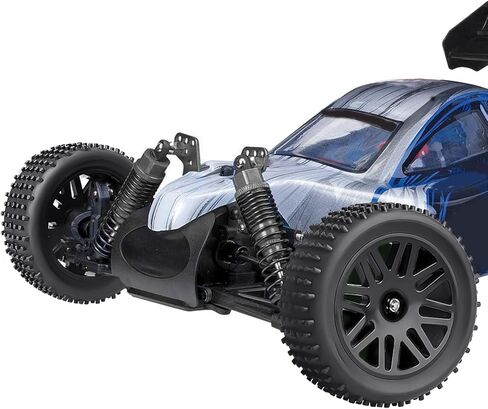 Preglued 12mm Hex Wheel Rims Rubber Tires with Foam Inserts OD 86mm/3.38" for Traxxas Bandit WLtoys 144001 Redcat 1/10 RC Off-Road Buggy Car, Set of 4 (Color C) in Kuwait