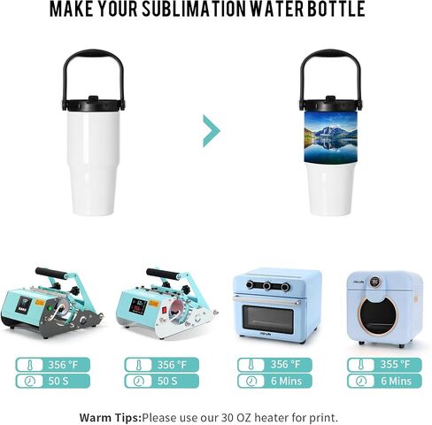 PYD Life Sublimation Tumblers Blanks 20 OZ White Vacuum Insulated with Portable Lid and Sippy Up Straw Travel Coffee Mugs Cups for Tumbler Heat Press 4 Pack in Saudi Arabia