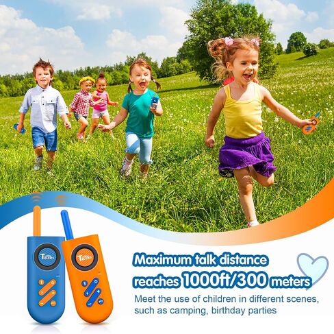 Walkie Talkies for Kids 2 Pack, Long Range Kids Walkie Talkies for Boys with LCD Flashlight, Outdoor Hiking Camping Toys for 3-12 Years Old, Kids Walkie Talkies 2 Pack for Christmas Birthday Gift in Saudi Arabia