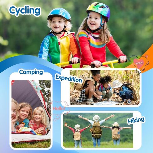 Walkie Talkies for Kids 2 Pack, Long Range Kids Walkie Talkies for Boys with LCD Flashlight, Outdoor Hiking Camping Toys for 3-12 Years Old, Kids Walkie Talkies 2 Pack for Christmas Birthday Gift in Saudi Arabia
