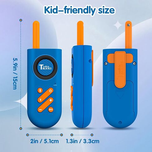 Walkie Talkies for Kids 2 Pack, Long Range Kids Walkie Talkies for Boys with LCD Flashlight, Outdoor Hiking Camping Toys for 3-12 Years Old, Kids Walkie Talkies 2 Pack for Christmas Birthday Gift in Saudi Arabia