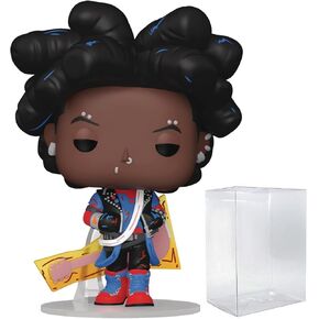 POP Marvel: Spider-Man: Across The Spider-Verse - Hobie Brown as Spider-Punk (Unmasked) Funko Vinyl Figure (Bundled with Compatible Box Protector Case), Multicolor, 3.75 inches