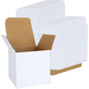 QTLCOHD 4x4x4 Shipping Boxes, 50 Pack Small Corrugated Cardboard Shipping Mailing Boxes for Small Business, Mailing Packing