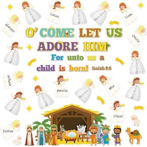 Zhanmai Christmas Bulletin Board Set Xmas Cutouts Christmas Cutouts Paper Winter Holiday Bulletin Board Cutouts Winter Classroom Wall Decorations School Christmas Holiday Supplies(Merry and Bright) in Kuwait