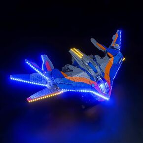 LED Light Kit for Lego 76286 Guardians of The Galaxy: The Milano (No Models Only Light) Creative Lighting Set Accessories Compatible with Lego 76286 Set (Standard Version)