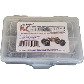 طقم براغي من الفولاذ المقاوم للصدأ GMade R1 Crawler