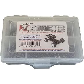 طقم براغي من الفولاذ المقاوم للصدأ RCScrewZ Losi Mini 8ight-T RTR - los077