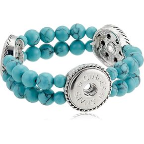 Ginger Snaps 3 Stretch Turquoise Bracelet