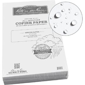 Rite In The Rain All-Weather Bulk Copier Paper, 12" x 18", 20# White, 500 Sheet Pack (No. 201218)