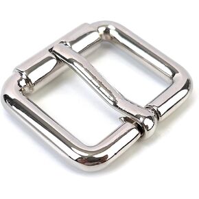 4 Pcs Belt Buckles Replacement Heavy Duty Single Prong Pin Buckle Center Bar
