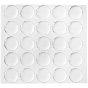 Beadaholique 200-Piece Epoxy Stickers for Bottle Cap Pendants, 1-Inch, Clear