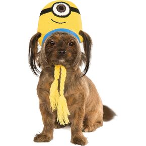 Rubie's Despicable Me Minion Stuart Knit Headpiece for Dogs, Small/Medium