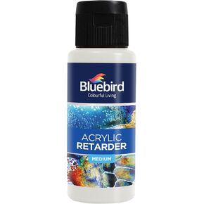 BLUEBIRD Acrylic Paint Retarder 3.4 Fl. Oz. / 100 ML, Artist Colors Acrylic Retarder, Additive Medium