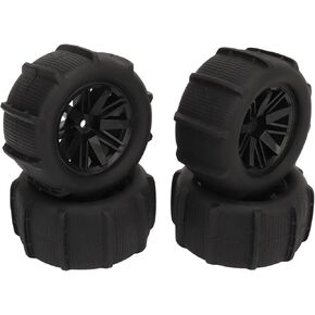 SUNGOOYUE 1/14 RC Wheels and Tires Set, Excellent Grip, High Abrasion Resistance, Rugged and Practical for WLTOYS 144001 144010 144011 124016 124017 124018 124019 124007 124008