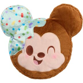 Just Play Disney Munchlings Squeeze-A-Munch Large Scented Mint Dipped Ice Cream Sandwich Mickey Mouse 10-inch Plush, Kids Toys for Ages 0